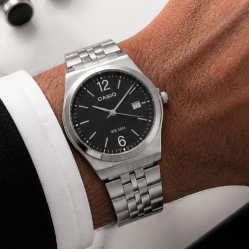 ساعة كاسيو CASIO MTP اسود