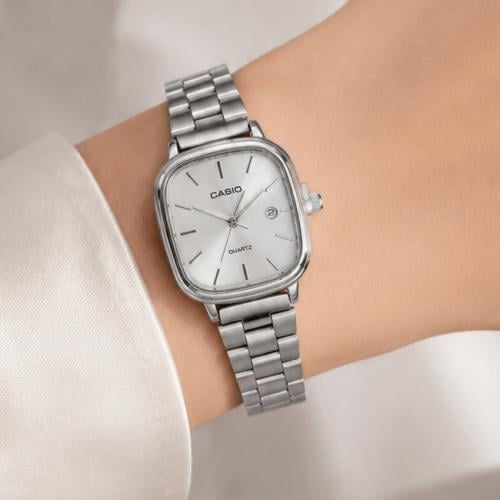 ساعة كاسيو CASIO LTP الفضي