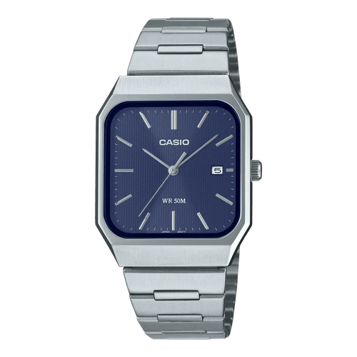 ساعة كاسيو MTP مربع كحلي