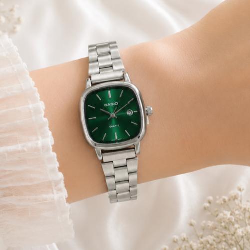 ساعة كاسيو CASIO LTP اخضر