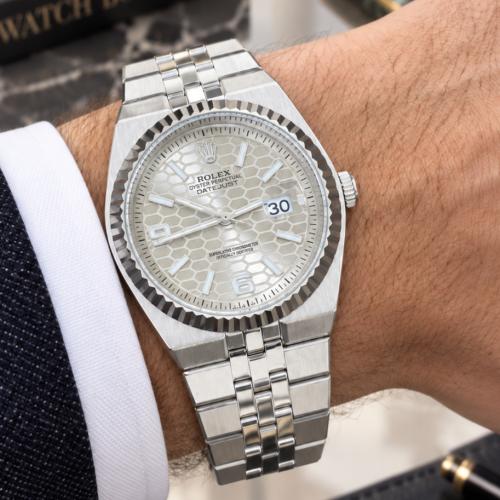 ساعة رولكس ROLEX رصاصي