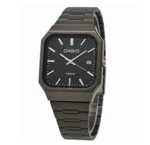 ساعة كاسيو MTP مربع اسود