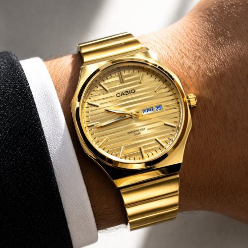 ساعة كاسيو CASIO MTP ذهبي