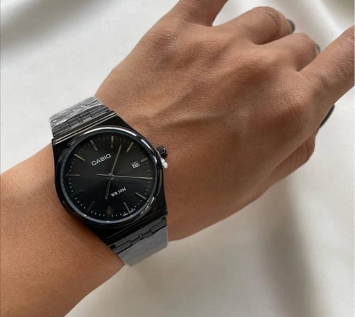 ساعة كاسيو casio MTP اسود