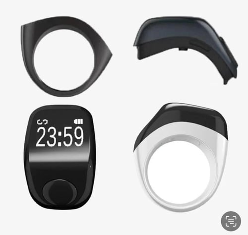 خاتم التسبيح الذكي من زاد مزود بثلاث مقاسات