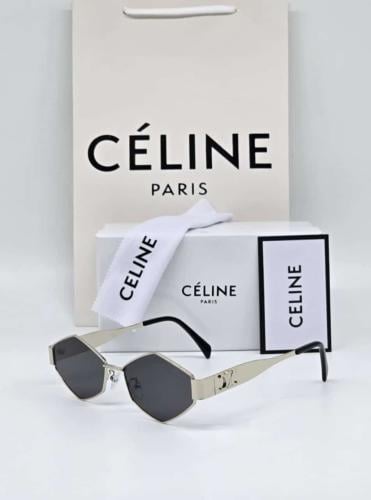 نظاراة سيلين اسود اطار فضي