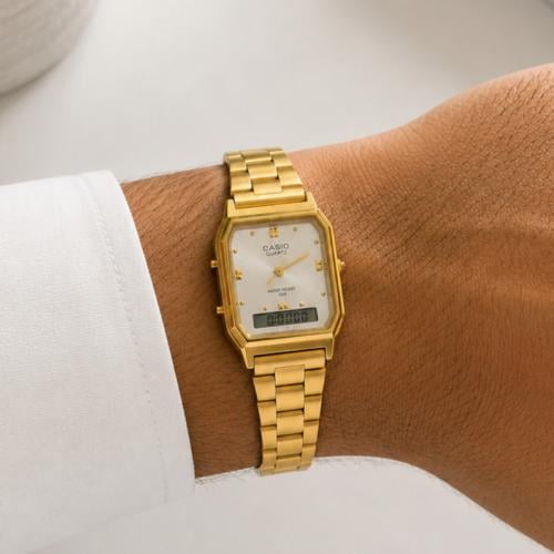 ساعة كاسيو CASIO VINTAGE لون ابيض