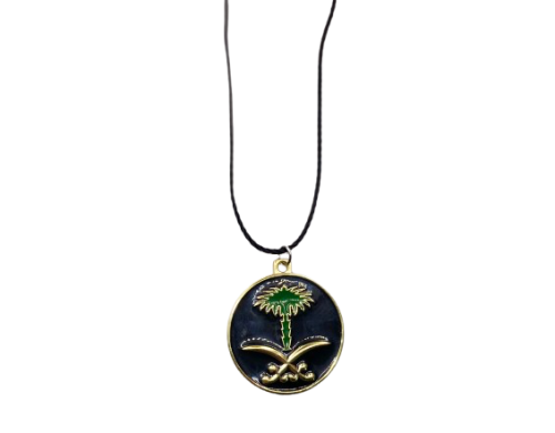 تعليقة شعار سيفين و نخلة