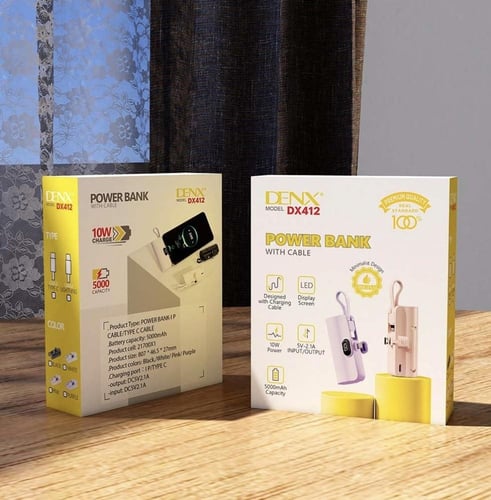 باوربنك ايفون لايتينج صغير الحجم بقوة 5000 ملي امب...