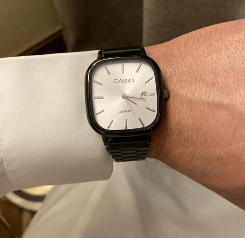 ساعة كاسيو casio LTP ابيض