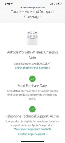 سماعة ابل ايربودز برو طبق الأصل