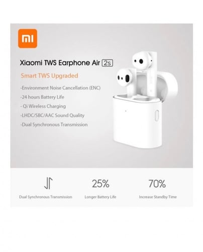 سماعة شاومي Air2 اللاسلكية