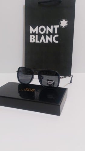نظاراة مونت بلانك اطراف اسود العدسة اسود