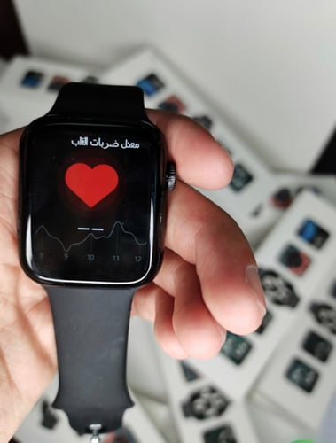 العرض الاقوى ساعةhw22 اخر اصدار وسماعة شبيهة ابل ب...