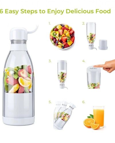 خلاط شخصي محمول 2in1