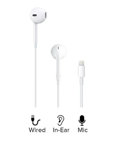 عرض بكج الايفون 3 منتجات سماعة+ كيبل PD + راس شاحن...