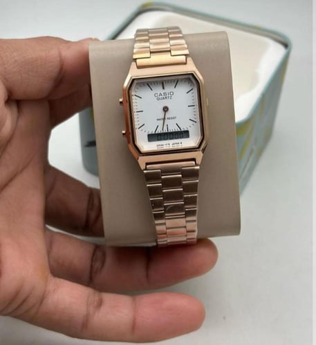 ساعة كاسيو casio vintage ابيض