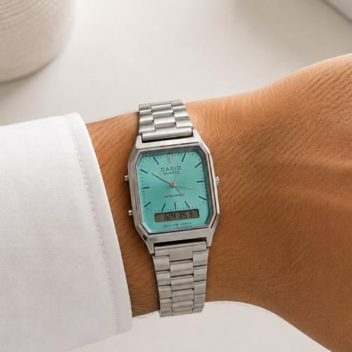 ساعة كاسيو CASIO VINTAGE تركوازي