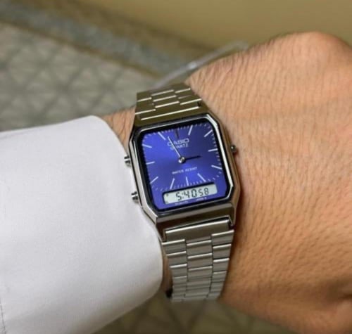 ساعة كاسيو casio vintage كحلي