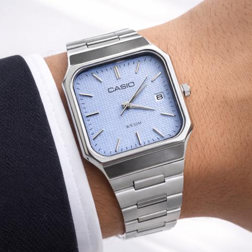 ساعة كاسيى CASIO MTP سماوي