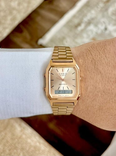 ساعة كاسيو casio vintage برونزي