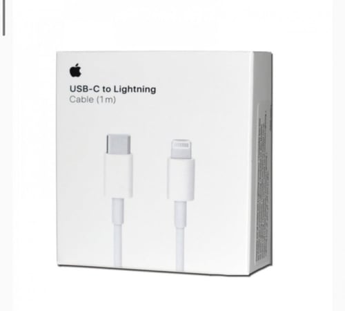 كيبل سلك ايفون تايب سي-اصلي ضمان سنتين-حاسبات العر...