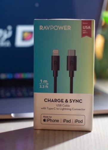 كيبل ايفون تايب سي و pd من - RAVPOWER