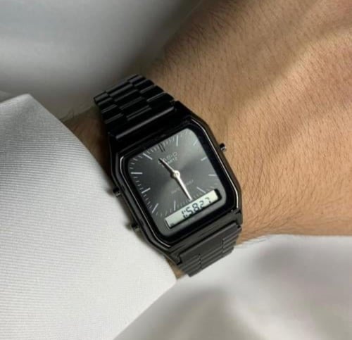 ساعة كاسيو casio vintage اسود