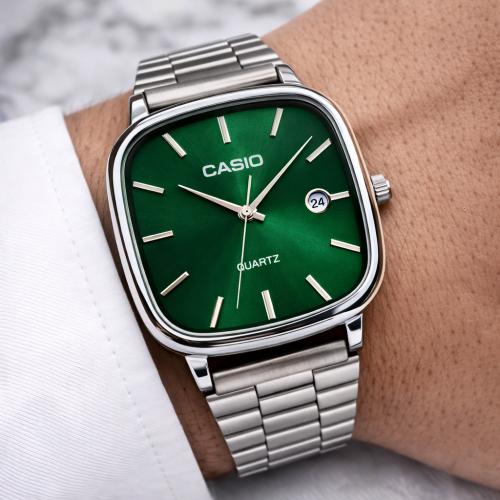 ساعة كاسيو casio LTP اخضر