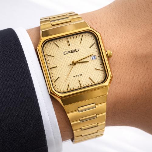 ساعة كاسيو CASIO MTP ذهبي