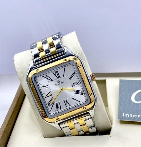 ساعة رجالية من forichs لون ابيض