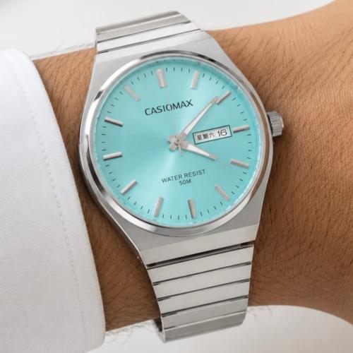 ساعة كاسيو CASIO , MAX MTP اللون تركوازي