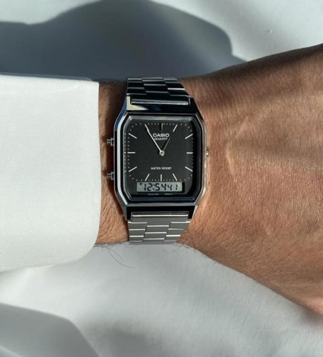ساعة كاسيو casio vintage اسود
