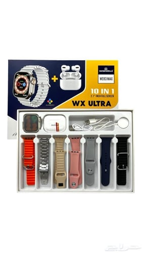 عرض التوفير ساعة الترا الذكية إصدار 9 مع سماعة لاس...