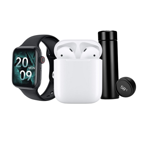 عرض 3في 1 ساعة شبيهة ابل+سماعة شبيهة ابل العادية+ا...