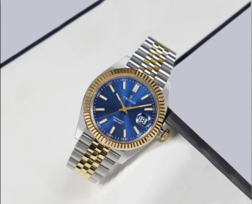 ساعة رجالية SVENSTAR الذهبي و الفضي