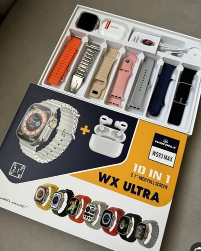 عرض التوفير ساعة الترا الذكية إصدار 9 مع سماعة لاس...