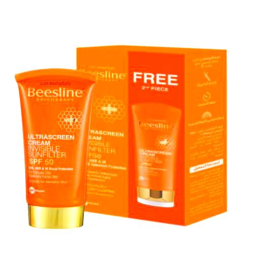 بيزلين كريم التراسكرين واقي شمس SPF50 للوجه 2حبة