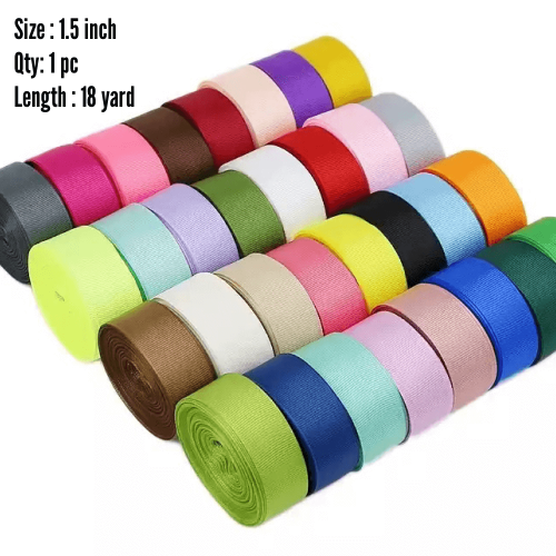 Grosgrain Ribbons 1.5 inch شرائط بيكا 1.5 بوصة