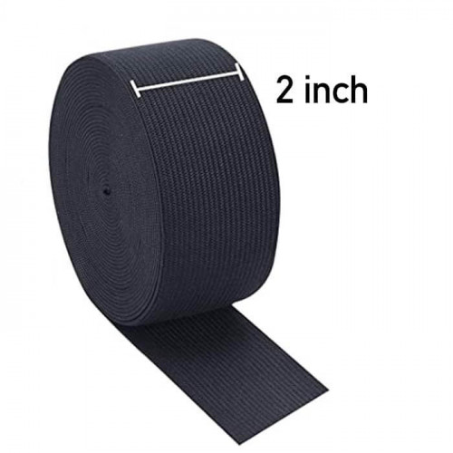 المطاط 2 بوصة لفة أسود