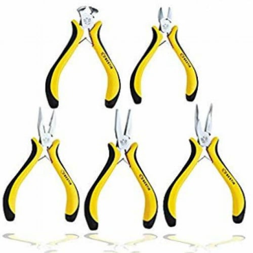 Mini Pliers set of 5 pcs مجموعة زردية صغيرة 5 قطع
