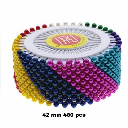 Pearl pin Coloured 42 mm دبوس ملونة 42 ملم