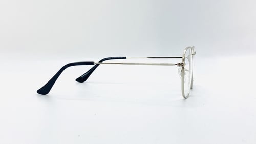 نظارة طبية بيضاوية من المعدن مناسبة للجنسين اللون...