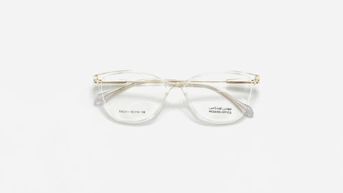 نظارة طبية نسائية بلاستيك عين القطة (كات آي) اللون...