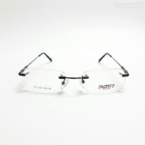 نظارة طبية بدون إطار (اطار رملس) اللون الرمادي رقم...