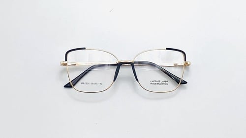 نظارة طبية نسائية معدن عين القطة (كات آي) اللون ذه...