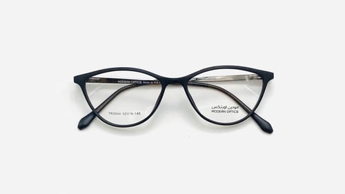 نظارة طبية نسائية بلاستيك عين القطة (كات آي) اللون...