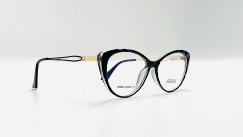 نظارة طبية نسائية بلاستيك عين القطة (كات آي) اللون...