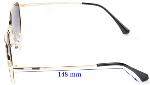 نظارة شمسية من المعدن رقم الموديل 3177c5