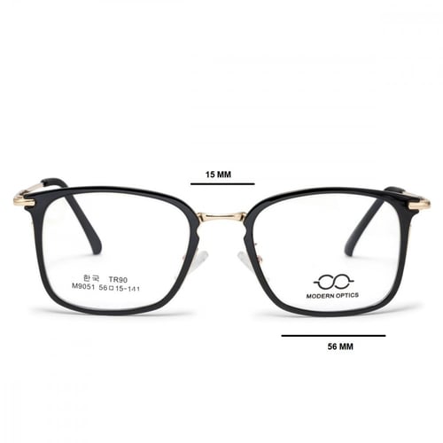 نظاره طبيه من المعدن مناسبه للجنسين واللون اسود *...